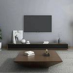 Load image into Gallery viewer, Coffee Table ā Modern Square Design with Side Drawer (100 x 100 x 38 CM)