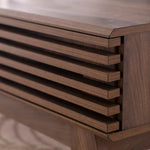 Load image into Gallery viewer, Coffee Table β Modern Walnut Table with Door & Shelf Storage