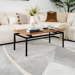 Load image into Gallery viewer, Coffee Table with Engineered Wood Top and Metal Frame