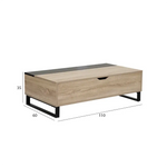 Load image into Gallery viewer, Coffee Table with Smart Lift-Top Mechanism and Hidden Storage