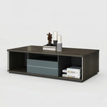 Load image into Gallery viewer, Coffee Table with Storage Cabinet , 25 mm Melamine Board | Open Shelves & Drawer
