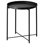 Load image into Gallery viewer, Arabian Mall Metal Small Round Coffee Table for Living Room and Bedroom (Black)