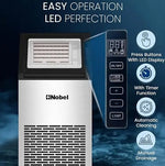 Load image into Gallery viewer, Commercial Ice Maker Machine 45Kg/24Hr 10Kg Ice Storage, Fast Cube Ice in 12–20 Minutes, LED Display, Auto Water Refill – NIM60C
