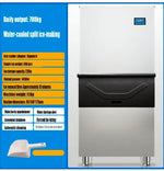 Load image into Gallery viewer, Commercial Ice Maker Machine, Water-Cooled Split Type, 700kg Daily Output, 220kg Storage, Square Ice Cubes, Auto Cleaning