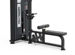 Load image into Gallery viewer, Compact 2-in-1 Lat Pull & Seated Row Machine - Build Strength and Tone Muscles