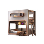 Load image into Gallery viewer, COOLBABY ZLJ1121 Space Capsule Bunk Bed with High Guardrails(LED light strips need to be matched by yourself)