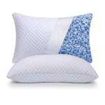 Load image into Gallery viewer, Cooling Memory Foam Pillows (Pack of 2) - Adjustable Height, Double-Sided Cooling & Comfort, CertiPUR-US Certified, Standard Size for All Sleepers-GCC Home Center
