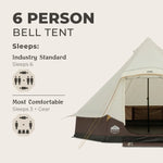 Load image into Gallery viewer, CORE 6 Person Lighted Bell Tent