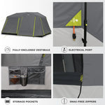 Load image into Gallery viewer, Core 9 Person Instant Cabin Tent with Full Rainfly β 14' x 9'