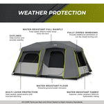 Load image into Gallery viewer, Core 9 Person Instant Cabin Tent with Full Rainfly β 14' x 9'