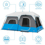 Load image into Gallery viewer, Core 9 Person Lighted Instant Cabin Tent β 14' x 9'