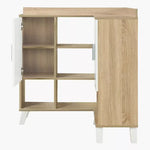 Load image into Gallery viewer, Corner Coffee Bar Cabinet With 2 Doors And 9 Shelves