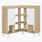 Load image into Gallery viewer, Corner Coffee Bar Cabinet With 2 Doors And 9 Shelves