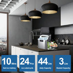 Load image into Gallery viewer, Countertop Stainless Steel Ice Maker (45 lbs/day)
