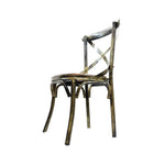 Load image into Gallery viewer, Jilphar Furniture Cross Back Metal Dining Chair JP1043-GCC Home Center