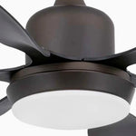 Load image into Gallery viewer, Dark Brown Ceiling Fan Ø 168CM Light Integrated And Remote Control Included