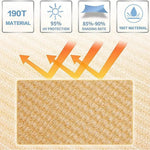 Load image into Gallery viewer, Decor Triangle Shape Sun Shade Sail Shade Net Canopy UV Protection Umbrella UV Blockage Awning Camping Shade Garden Patio Pool Yard Pergola For BBQ, Garden (6 x 8 Meter)-GCC Home Center