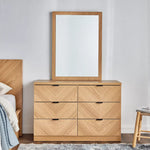 Load image into Gallery viewer, Dressing Table With 6-Drawer Dresser And Mirror, Vanity Table With Storage-GCC Home Center