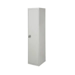Load image into Gallery viewer, Durable Stainless Steel Lockable Storage Cabinet - Multipurpose Floor Mount Locker with Keys for Home, Office, and Gym Use-GCC Home Center