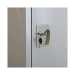 Load image into Gallery viewer, Durable Stainless Steel Lockable Storage Cabinet - Multipurpose Floor Mount Locker with Keys for Home, Office, and Gym Use-GCC Home Center