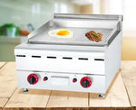 Load image into Gallery viewer, Electric Stainless Steel Tabletop Burger Griddle with Adjustable Temperature Control - Electric Tabletop