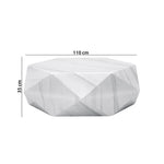 Load image into Gallery viewer, Elegant 2-Piece Coffee Table Set β White & Grey Marble Finish