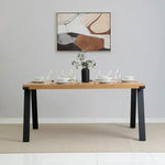 Load image into Gallery viewer, Elegant 6-Seater Dining Set ā Oak & Beige