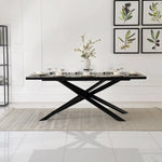 Load image into Gallery viewer, Elegant 8-Seater Dining Set β Black & Grey