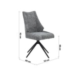 Load image into Gallery viewer, Elegant 8-Seater Dining Set β Black & Grey