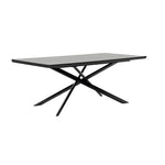 Load image into Gallery viewer, Elegant 8-Seater Dining Set β Black & Grey