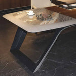 Load image into Gallery viewer, Elegant Executive Office Table with Ample Workspace and Storage Cabinets - Brown-GCC Home Center