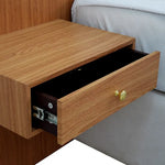 Load image into Gallery viewer, Elegant King Size Bed with Storage, Built-in lamp And Drawer