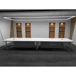 Load image into Gallery viewer, Elegant Meeting Table, Office Desk For Workstations - White-GCC Home Center