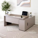 Load image into Gallery viewer, Elegant Office Desk with Premium Quality - Light Oak