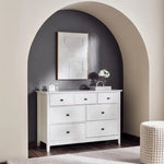 Load image into Gallery viewer, Engineered Wood Dressing Table with 7 Drawers ā White
