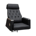 Load image into Gallery viewer, Ergonomic Black Faux Leather Office Chair with Lumbar Support - Adjustable Height, 360° Swivel, and Comfortable High-Density Cushion-GCC Home Center