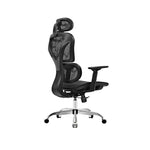 Load image into Gallery viewer, Ergonomic Black Mesh Office Chair with Adjustable Armrests & Lumbar Support β Tilt Function, Breathable Cushion, 1-Year Warranty-GCC Home Center