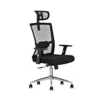 Load image into Gallery viewer, Ergonomic Computer Desk Chair for Office & Gaming with Headrest - Sturdy Metal Frame, 150KG Capacity, Black-GCC Home Center