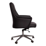 Load image into Gallery viewer, Ergonomic Low Back Office Chair PU Leather, Adjustable Height, Chrome Base-GCC Home Center