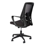 Load image into Gallery viewer, Ergonomic Low Back Office Chair With Metal Leg And Height Adjustable - Black-GCC Home Center