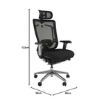 Load image into Gallery viewer, Ergonomic Mesh Chair With High Back Support - Modern & Ergonomic Office Chair (Black)-GCC Home Center