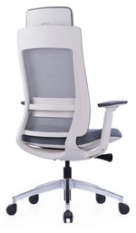 Load image into Gallery viewer, Ergonomic Multifunction Office Chair – Adjustable Headrest, 4-Position Lock, and Chrome Base