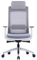 Load image into Gallery viewer, Ergonomic Multifunction Office Chair – Adjustable Headrest, 4-Position Lock, and Chrome Base