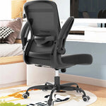 Load image into Gallery viewer, Ergonomic Office Chair - BIFMA Certified High Back Mesh Desk Chair with Adjustable Lumbar Support & Flip-Up Armrests for Home Office (Modern, All Black)