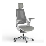 Load image into Gallery viewer, Ergonomic Office Chair With Adjustable Backrest - High Back (White)-GCC Home Center