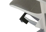 Load image into Gallery viewer, Executive Medium Back Height Ergonomic Mesh Chair, Office Conference Mesh Chairs With Adjustable-Backrest Caster Wheels- White-GCC Home Center