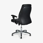 Load image into Gallery viewer, Executive Office Chair, Metal/Chrome Wheel Base - Black-GCC Home Center
