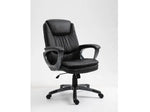 Load image into Gallery viewer, Executive PU High-Back Ergonomic Office Chair with Height Adjustable Seat - Black-GCC Home Center
