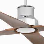 Load image into Gallery viewer, Fan Ø 127CM Ceiling Fan Chrome/Brown With Remote Control Included