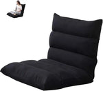Load image into Gallery viewer, Floor Chair Foldable Lounger Chair Folding Lazy Sofa Gaming Chair Adjustable High Back Couch Recliner for Patio Deck-GCC Home Center